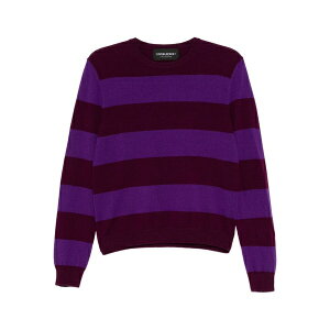 �V���V�A���[���C ���f�B�[�X T�V���c �g�b�v�X Lucky striped top Purple