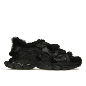 Balenciaga バレンシアガ メンズ スニーカー 【Balenciaga Track Sandal Fake Fur】 サイズ EU_45(30.0cm) Black