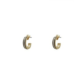 【送料無料】 エステラバートレット レディース ピアス＆イヤリング アクセサリー Navy CZ enamel hoops Gold