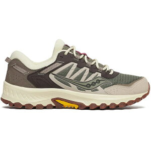 Saucony �T�b�J�j�[ �����Y �X�j�[�J�[ �ySaucony Grid Peak Olive Brown�z �T�C�Y US_5(23.0cm) Olive/Brown
