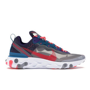 Nike �i�C�L �����Y �X�j�[�J�[ �yNike React Element 87 Red Orbit�z �T�C�Y US_9(27.0cm) Black/Red Orbit-White-Green Abyss