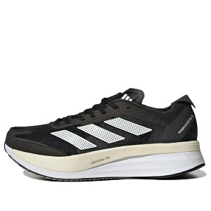 adidas AfB_X Y Xj[J[ yadidas Adizero Boston 11 Wide 'Black White Carbon' GV9630z TCY US_7(25.0cm)