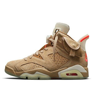 Air Jordan �W���[�_�� �����Y �X�j�[�J�[ �yAir Jordan 6 Retro x Travis Scott 'British Khaki' DH0690-200�z �T�C�Y US_8(26.0cm)