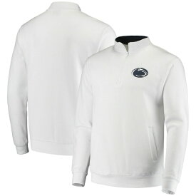 コロシアム メンズ ジャケット＆ブルゾン アウター Penn State Nittany Lions Colosseum Tortugas Logo QuarterZip Jacket White