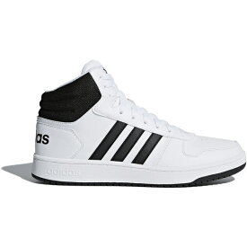 adidas アディダス メンズ スニーカー 【adidas Hoops 2.0 Mid】 サイズ US_6.5(24.5cm) White Black