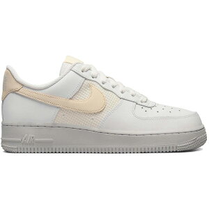 Nike �i�C�L ���f�B�[�X �X�j�[�J�[ �yNike Air Force 1 Low Essential Cross Stitch Summit White Fossil (Women's)�z �T�C�Y US_8.5(25.5cm) Summit White/Fossil