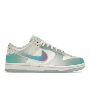 Nike �i�C�L ���f�B�[�X �X�j�[�J�[ �yNike Dunk Low Unlock Your Space (Women's)�z �T�C�Y US_7(24.0cm) White/Multi-Color-Ice Blue-Phantom-Light Menta