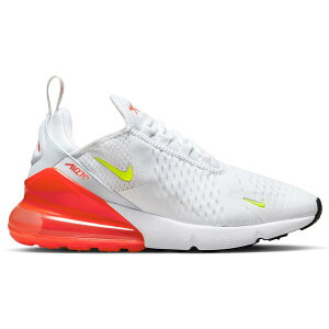Nike �i�C�L ���f�B�[�X �X�j�[�J�[ �yNike Air Max 270 White Bright Crimson Volt (Women's)�z �T�C�Y US_8(25.0cm) White/Volt/Bright Crimson/Black