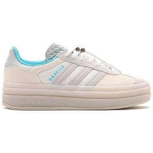 adidas �A�f�B�_�X ���f�B�[�X �X�j�[�J�[ �yadidas Gazelle Bold Cloud White Light Blue (Women's)�z �T�C�Y US_5(22.0cm) Cloud White/Light Blue/Light Solid Grey