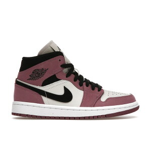 Jordan �W���[�_�� ���f�B�[�X �X�j�[�J�[ �yJordan 1 Mid SE Light Mulberry (Women's)�z �T�C�Y US_9.5(26.5cm) Light Mulberry/Light Bone/White/Black