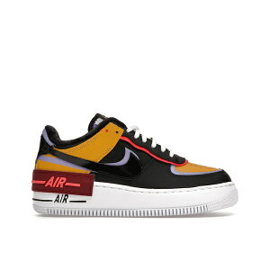 Nike �i�C�L ���f�B�[�X �X�j�[�J�[ �yNike Air Force 1 Low Shadow Sisterhood Black (Women's)�z �T�C�Y US_6(23.0cm) Dark Sulfur/Purple Pulse/Bright Crimson/Black