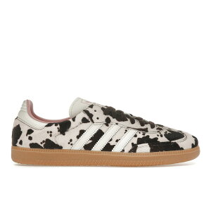 adidas �A�f�B�_�X ���f�B�[�X �X�j�[�J�[ �yadidas Samba OG Cow Print (Women's)�z �T�C�Y US_W_4.5 Dark Brown/Off White/Gum 3
