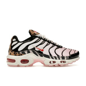 Nike �i�C�L ���f�B�[�X �X�j�[�J�[ �yNike Air Max Plus Animal Instinct (Women's)�z �T�C�Y US_5(22.0cm) Medium Soft Pink/Black/Summit White/University Red