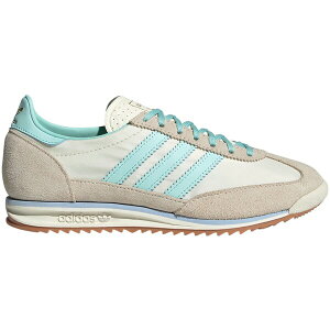 adidas �A�f�B�_�X ���f�B�[�X �X�j�[�J�[ �yadidas SL 72 OG Off White Semi Flash Aqua Glow Blue (Women's)�z �T�C�Y US_5.5(22.5cm) Off White/Semi Flash Aqua/Glow Blue