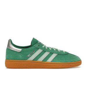 adidas �A�f�B�_�X ���f�B�[�X �X�j�[�J�[ �yadidas Handball Spezial Semi Court Green Clear Mint Gum (Women's)�z �T�C�Y US_W_13 Semi Court Green/Clear Mint/Gum Light Brown