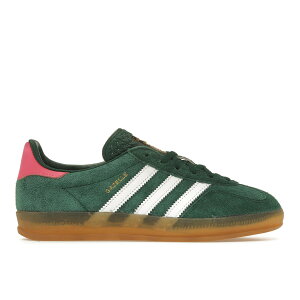 adidas �A�f�B�_�X ���f�B�[�X �X�j�[�J�[ �yadidas Gazelle Indoor Collegiate Green Lucid Pink (Women's)�z �T�C�Y US_W_13 Collegiate Green/Footwear White/Lucid Pink