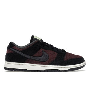 Nike �i�C�L ���f�B�[�X �X�j�[�J�[ �yNike Dunk Low SE Fleece Pack Burgundy Crush (Women's)�z �T�C�Y US_9(26.0cm) Burgundy Crush/Black/White/Dark Smoke Gray