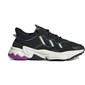 adidas �A�f�B�_�X ���f�B�[�X �X�j�[�J�[ �yadidas Ozweego Vivid Pink (Women's)�z �T�C�Y US_6.5(23.5cm) Core Black / Solar Green / Vivid Pink