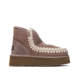 E fB[X Xj[J[ V[Y Mini Eskimo Platform Boots Grey