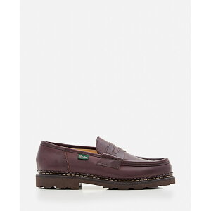 パラブーツ メンズ スリッポン・ローファー シューズ Reims Lisse' Caffe Brown