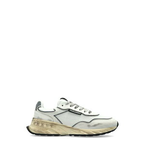 ディースクエアード レディース スニーカー シューズ Distressed Low-top Sneakers White