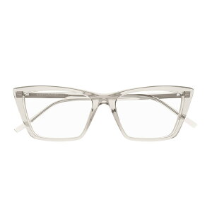 サンローラン アイウェア レディース サングラス&アイウェア アクセサリー Saint Laurent Sl 737 Mica Thin Opt Linea Sl Logo 004 Beige Trasparent Glasses Trasparente