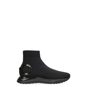 tFK fB[X Xj[J[ V[Y Knitted Sock-style Sneakers black