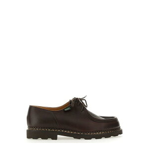 pu[c Y hXV[Y V[Y Michael Round-toe Lace-up Shoes Marron Lis Cafe
