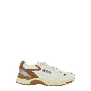 �I�[�g���[ �����Y �X�j�[�J�[ �V���[�Y 'hyperway' Beige Low Top Sneakers With Logo Patch On Tongue And Side In Tech Fabric Man Beige