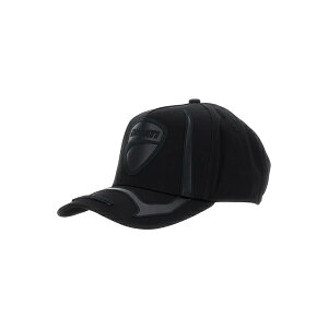 fB[XNGA[h Y Xq ANZT[ 'ducati X D2' Black Baseball Hat With Logo Embroidery On The Front And Maxi Logo Lettering On The Side In Cotton Man Black