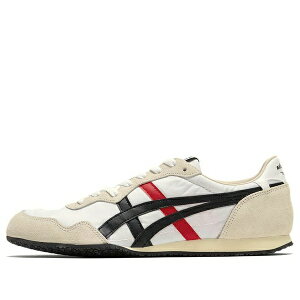 Onitsuka Tiger �I�j�c�J�^�C�K�[ �����Y �X�j�[�J�[ �yOnitsuka Tiger Serrano 'White Black Red' 1183B400-102�z �T�C�Y US_M_4