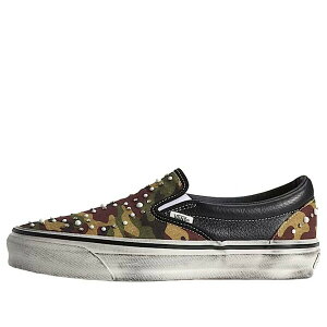 Vans �o���Y �����Y �X�j�[�J�[ �yVans Premium Classic Slip-On Pearlized 'Camo Black' VN000D9PCAK�z �T�C�Y US_8.5(26.5cm)