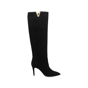 ���B�A���[�}15 ���f�B�[�X �u�[�c �V���[�Y Pointed-toe suede boots Black