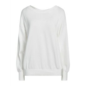 【送料無料】 マロ レディース ニット&セーター アウター Sweaters White