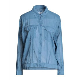 【送料無料】 ヨーロピアンカルチャー レディース シャツ トップス Shirts Slate blue