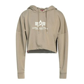 【送料無料】 アルファインダストリーズ レディース パーカー・スウェットシャツ アウター Sweatshirts Beige