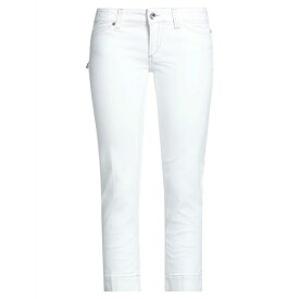 【送料無料】 ヤコブ コーエン レディース デニムパンツ ボトムス Denim cropped White