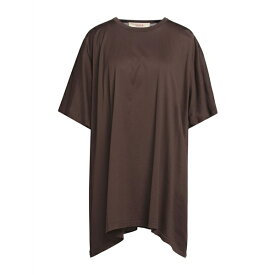 【送料無料】 ユッカ レディース Tシャツ トップス T-shirts Brown