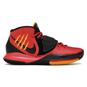 Nike �i�C�L �����Y �X�j�[�J�[ �yNike Kyrie 6 Bruce Lee�z �T�C�Y US_8(26.0cm) Red/Yellow-Black