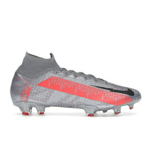 Nike �i�C�L �����Y �X�j�[�J�[ �yNike Mercurial Superfly 7 Elite FG Metallic Bomber Grey�z �T�C�Y US_8(26.0cm) Metallic Bomber Grey/Particle Grey/Laser Crimson/Black