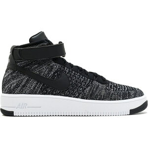 Nike �i�C�L �����Y �X�j�[�J�[ �yNike Air Force 1 Ultra Flyknit Mid Oreo�z �T�C�Y US_9(27.0cm) Black/Black-White