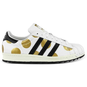 adidas �A�f�B�_�X �����Y �X�j�[�J�[ �yadidas JS Superstar 80s Ripple White Black Gold�z �T�C�Y US_9.5(27.5cm) White/Black 1/Metallic Gold