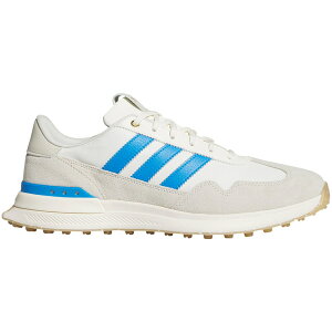 adidas �A�f�B�_�X �����Y �X�j�[�J�[ �yadidas S2G 26 Textile Spikeless Golf Off White Lucid Ray Blue Gum�z �T�C�Y US_M_13 Off White/Lucid Ray Blue/Gum