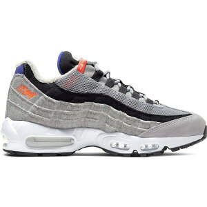 Nike �i�C�L �����Y �X�j�[�J�[ �yNike Air Max 95 Loopwheeler�z �T�C�Y US_9.5(27.5cm) Beige/Orange-Royal-Black