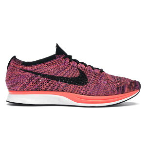 Nike �i�C�L �����Y �X�j�[�J�[ �yNike Flyknit Racer Acai Berry�z �T�C�Y US_9.5(27.5cm) Black/Hyper Orange-Vivid Purple-Black