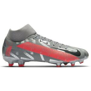 Nike �i�C�L �����Y �X�j�[�J�[ �yNike Mercurial Superfly 7 Academy MG Metallic Grey Crimson�z �T�C�Y US_8.5(26.5cm) Metallic Bomber Grey/Particle Grey/Laser Crimson/Black