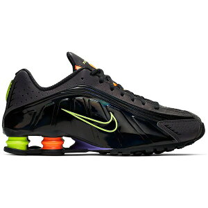 Nike �i�C�L �����Y �X�j�[�J�[ �yNike Shox R4 Gel Black Neon�z �T�C�Y US_10(28.0cm) Black/Volt-Orange