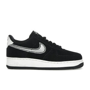 Nike �i�C�L �����Y �X�j�[�J�[ �yNike Air Force 1 Low '07 LV8 Black Sail Embroidered Swoosh�z �T�C�Y US_8.5(26.5cm) Black/Sail