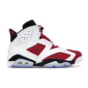 Jordan �W���[�_�� �����Y �X�j�[�J�[ �yJordan 6 Retro Carmine (2014)�z �T�C�Y US_8(26.0cm) White/Carmine-Black