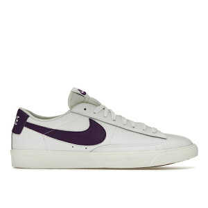 Nike �i�C�L �����Y �X�j�[�J�[ �yNike Blazer Low Leather White Purple�z �T�C�Y US_12(30.0cm) White/Voltage Purple-Sail